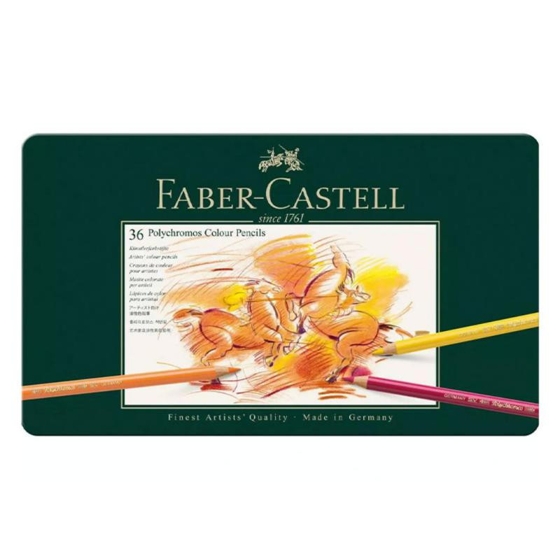 LÃ¡pices de colores Faber Castell Polychromos Surtido 36 ud