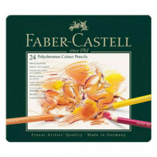 LÃ¡pices de colores Faber Castell Polychromos Surtido 24 ud