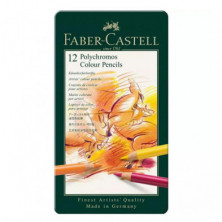 LÃ¡pices de colores Faber Castell Polychromos Surtido 12 ud