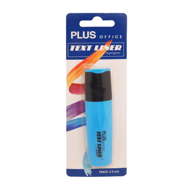 Marcador Fluorescente Plus Office TextLiner 3.2 Azul BlÃ­ster /1 ud.