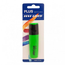 Marcador Fluorescente Plus Office TextLiner 3.2 Verde BlÃ­ster /1 ud.