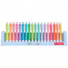 Rotulador Fluorescente Stabilo Swing Cool Estuche /18 ud.