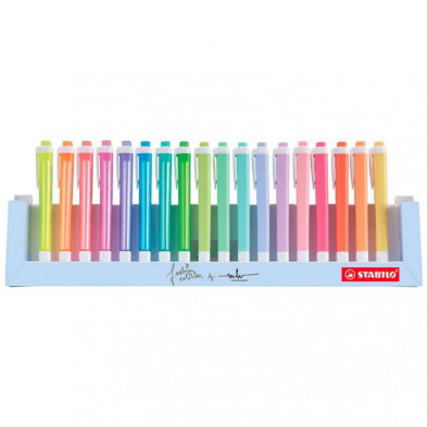 Rotulador Fluorescente Stabilo Swing Cool Estuche /18 ud.