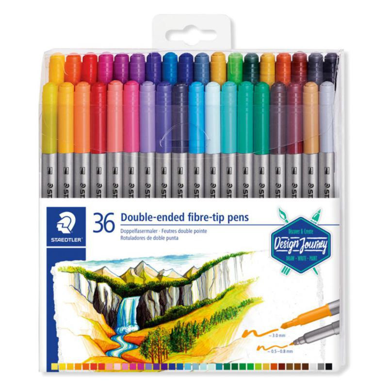 Rotulador Staedtler Doble Punta 3200 /36 ud.