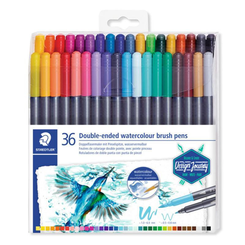 Rotulador Staedtler Doble Punta Acuarelable 3001 /36 ud.