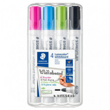 Rotulador Staedtler Lumocolor Whiteboard BlÃ­ster /4 ud.