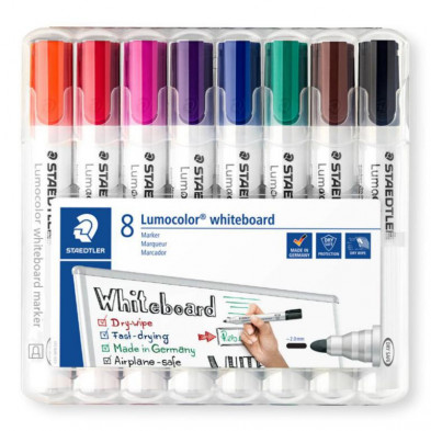 Rotulador Staedtler Lumocolor Whiteboard BlÃ­ster /8 ud.