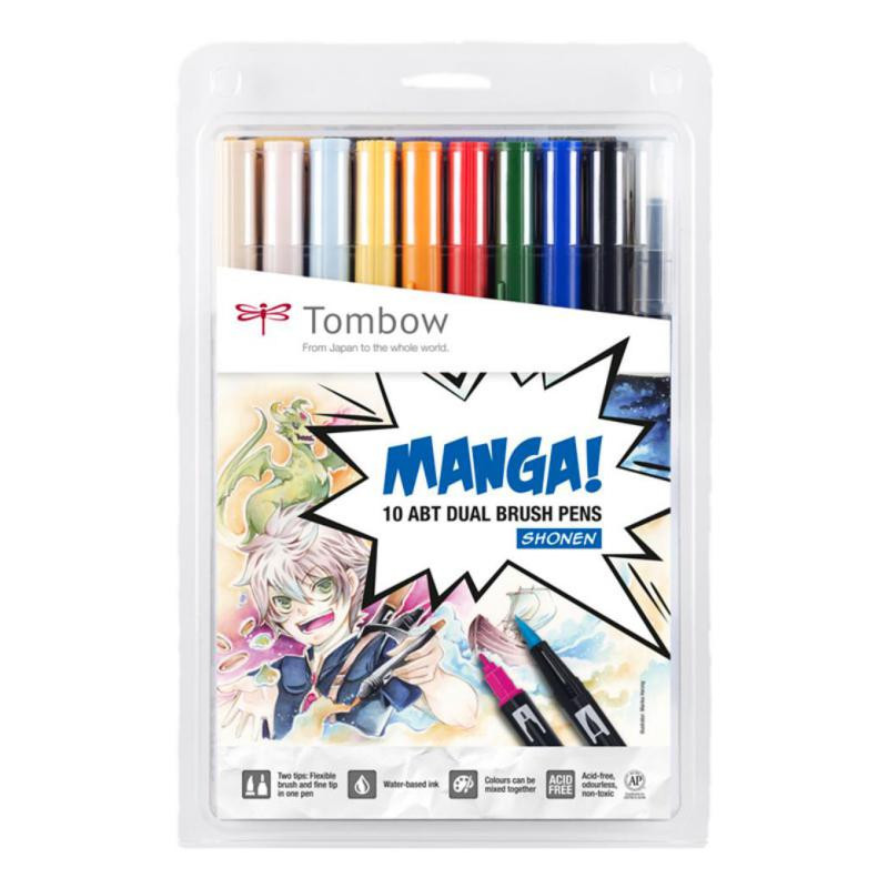 Rotulador Tombow Dual Brush Manga Shonen