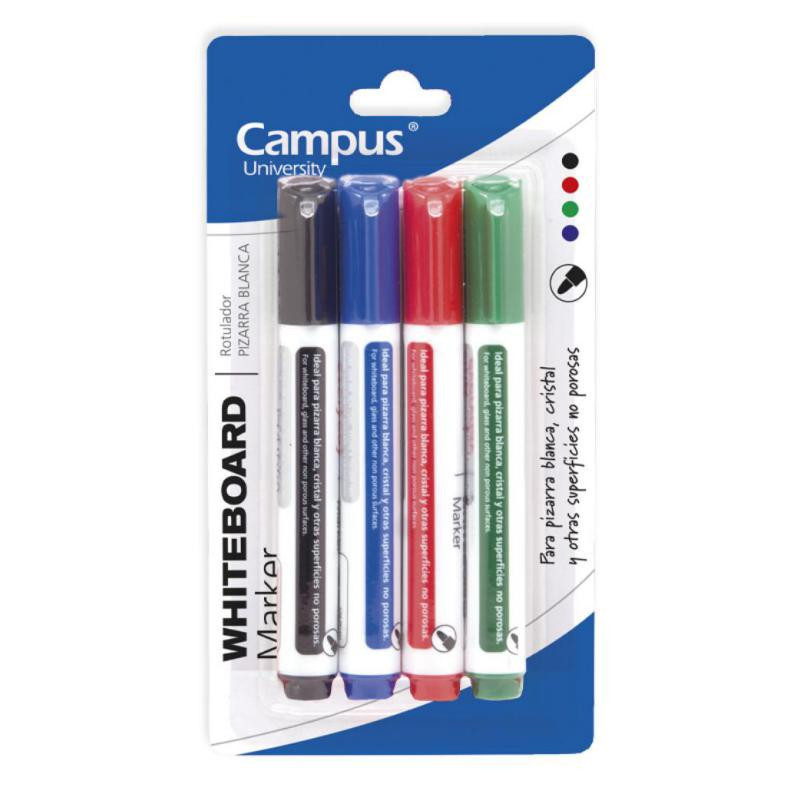 Rotulador de Pizarra Campus University 2 mm Surtido 4 ud