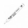 Rotulador Especial Plus Office Metallic Marker 2 mm. Blanco