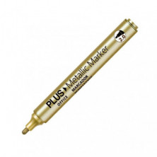 Rotulador Especial Plus Office Metallic Marker 2mm. Oro