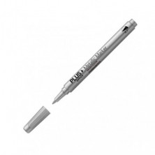 Rotulador Especial Plus Office Metallic Marker 0,7 mm. Plata