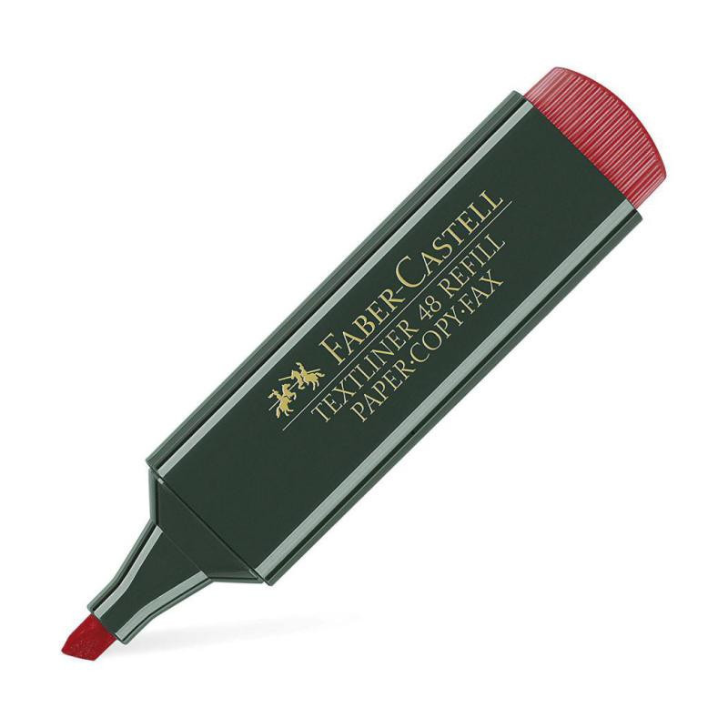 Rotulador Fluorescente Faber-Castell TextLiner Rojo