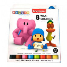 Ceras de Colores Bruynzeel Pocoyo 8 ud.