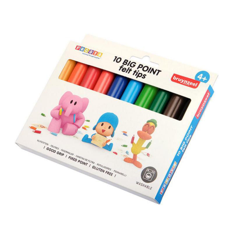 Rotuladores de Colores Bruynzeel Pocoyo 10 ud.