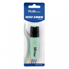 Rotulador Fluorescente Plus Office TextLiner Verde Pastel BlÃ­ster /1 ud.