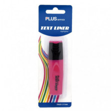 Rotulador Fluorescente Plus Office TextLiner Rosa BlÃ­ster /1 ud.