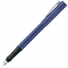 Pluma Faber-Castell Grip 2011 Azul MetÃ¡lico