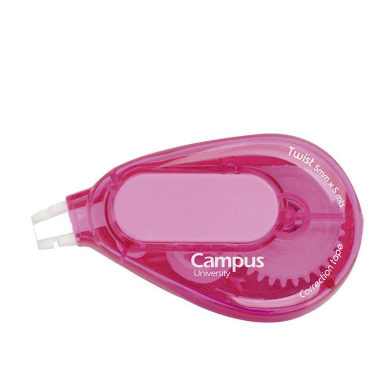 Corrector en Cinta Campus University Twist 5mm x 5m Rosa BlÃ­ster /1 ud.