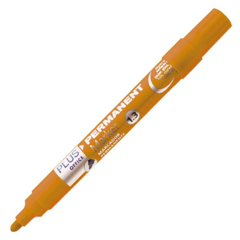 Rotulador Permanente Plus Office Plus Marker 3 Naranja