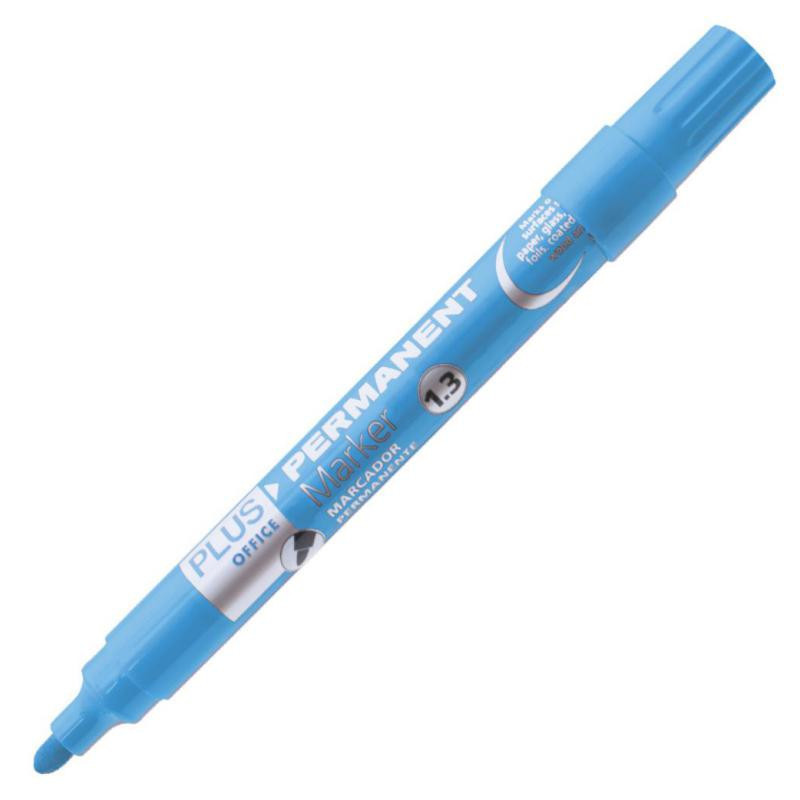 Rotulador Permanente Plus Office Plus Marker 3 Celeste