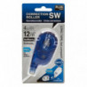 Corrector en Cinta Plus Whiper Switch 4,2mm x 12m Azul BlÃ­ster /1 ud.