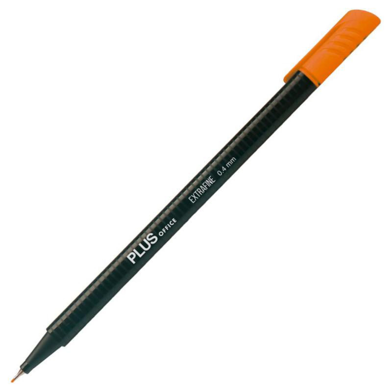 Rotulador Punta Fibra Plus Office 0,4 mm. Naranja NeÃ³n