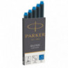 Cartucho Pluma Parker Azul /5 ud.