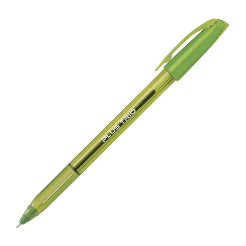 BolÃ­grafo Tinta Fluida Viscosa Plus Office Trio Verde Fluor