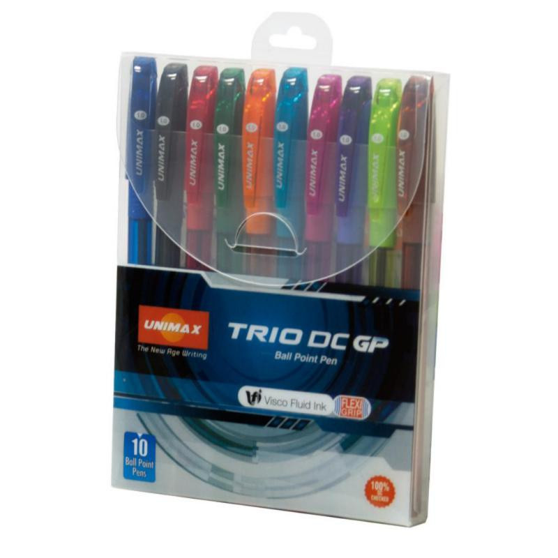 BolÃ­grafo Tinta Fluida Viscosa Plus Office Trio Colores Surtidos BlÃ­ster /10 ud.