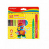 Rotuladores 12 colores KeyRoad Jumbo