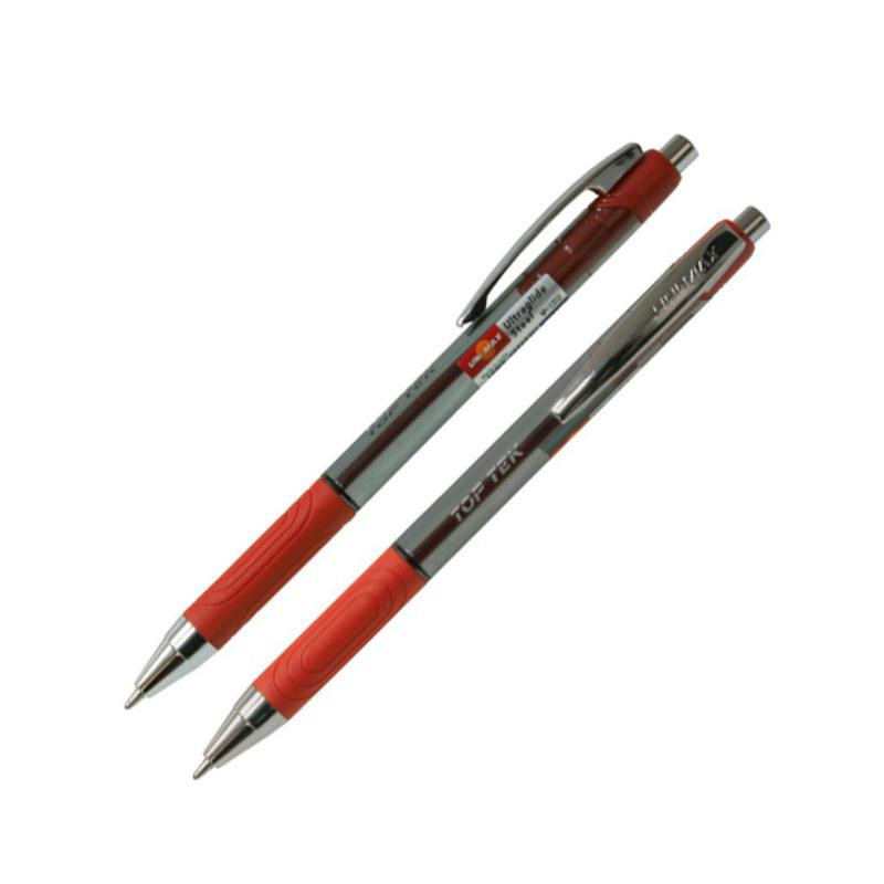 BolÃ­grafo Tinta Fluida Viscosa Plus Office TOP TEK Rojo