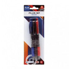 BolÃ­grafo Tinta Viscosidad Extrema Plus Office Trio GP Colores Surtidos BlÃ­ster /3 ud.