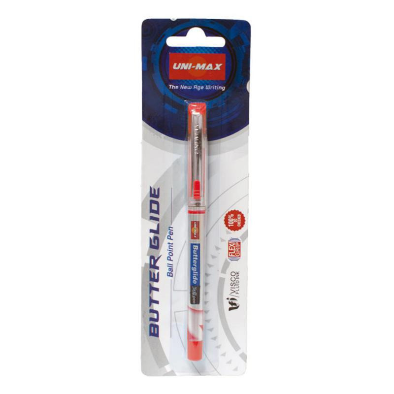 BolÃ­grafo Tinta Fluida Viscosa Plus Office Butterglide Rojo BlÃ­ster /1 ud.