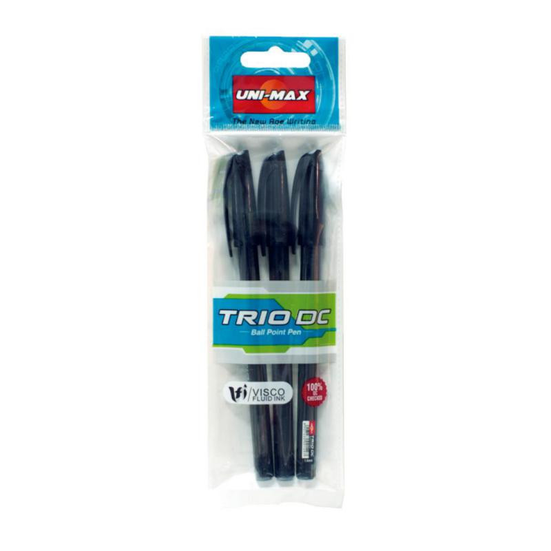 BolÃ­grafo Tinta Fluida Viscosa Plus Office Trio Negro BlÃ­ster /3ud.