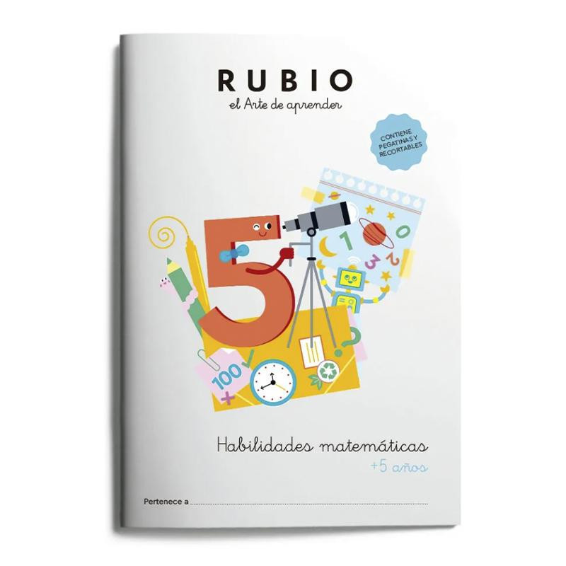 Cuaderno Rubio Habilidades MatemÃ¡ticas +5