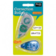 Corrector en Cinta Plus TW 4,2mm x 12m + Whiper Mini BlÃ­ster /2 ud.