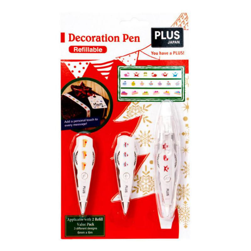 Cinta Decorativa Plus Deco Rush Navidad + 2 Recambios