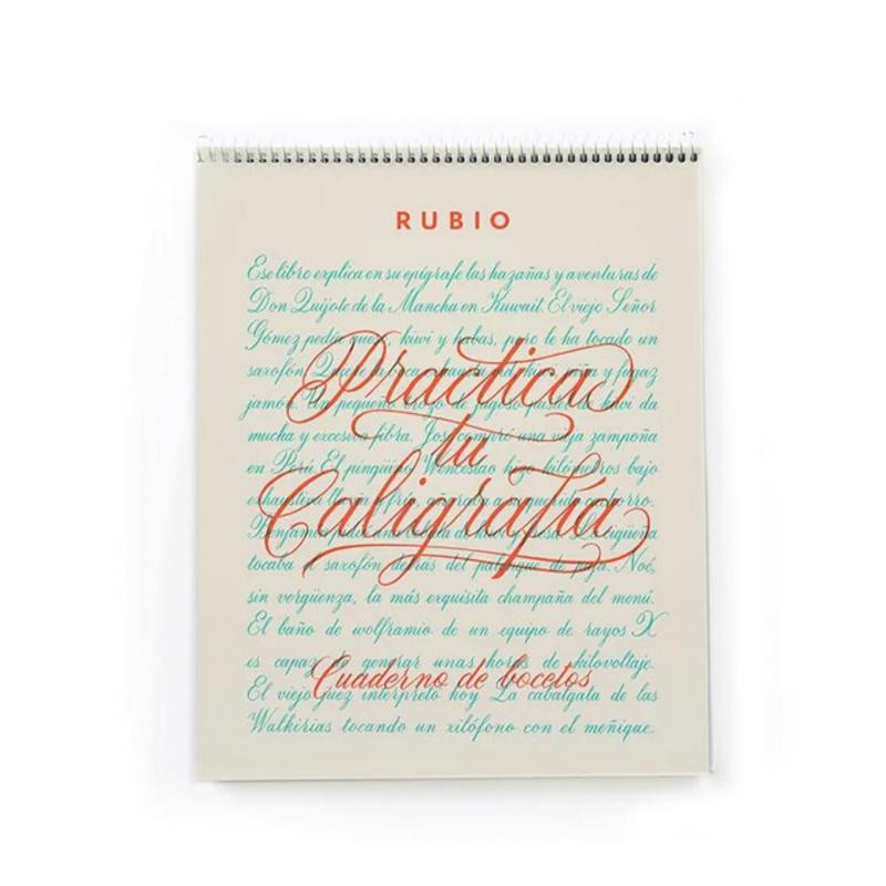 Cuaderno Rubio Bocetos CaligrafÃ­a