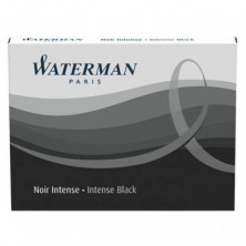 Cartucho Pluma Waterman Negro /8 ud.