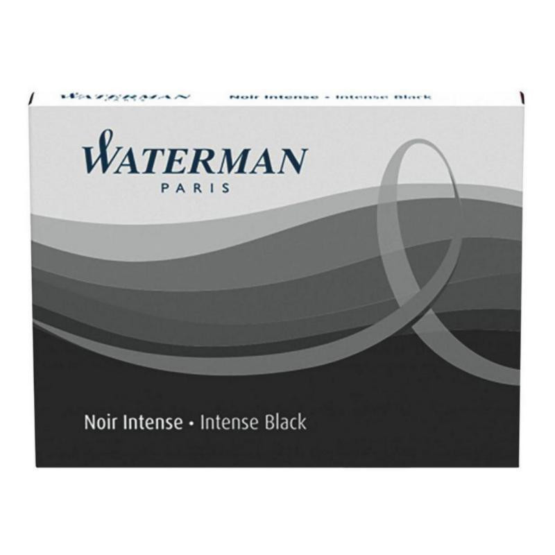 Cartucho Pluma Waterman Negro /8 ud.