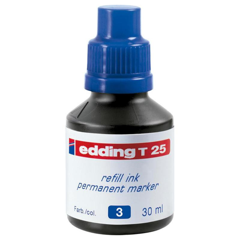 Tinta Edding T-25 25ml. Azul