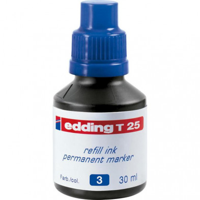 Tinta Edding T-25 25ml. Azul