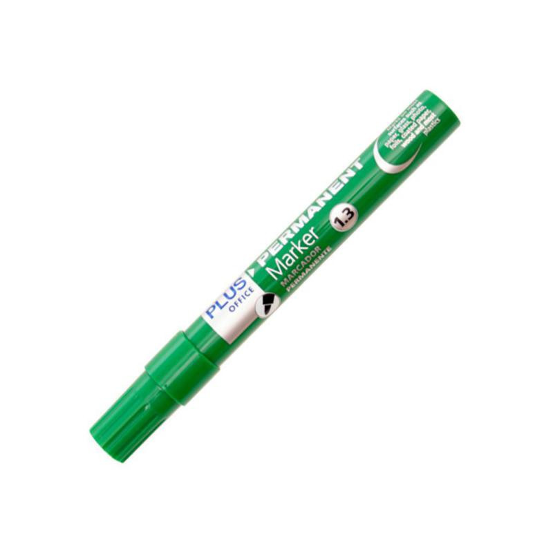 Rotulador Permanente Plus Office Plus Marker 3 Verde