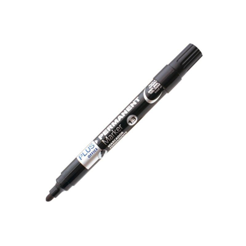 Rotulador Permanente Plus Office Plus Marker 3 Negro