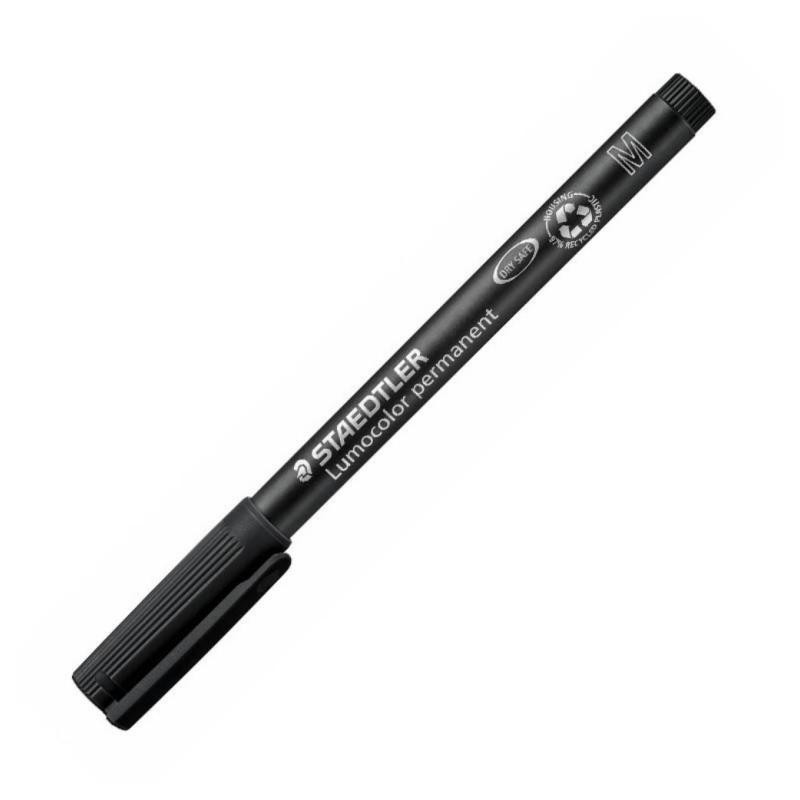 Rotulador Permanente Staedtler Lumocolor Medio 1 mm. Negro