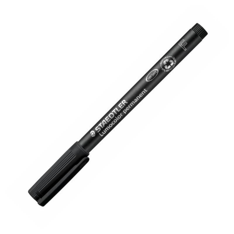 Rotulador Permanente Staedtler Lumocolor Fino 0,6 mm. Negro