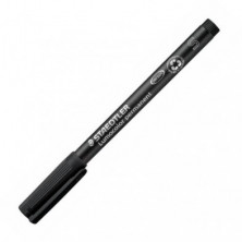 Rotulador Permanente Staedtler Lumocolor Ultra Fino 0,4 mm. Negro