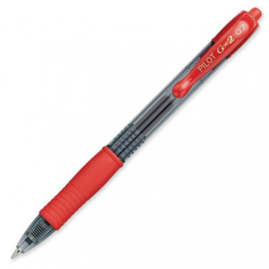 BolÃ­grafo Tinta Gel Pilot G-2 Rojo