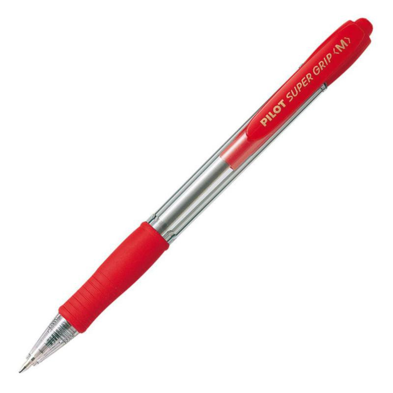 BolÃ­grafo Tinta Aceite Pilot Super Grip Rojo